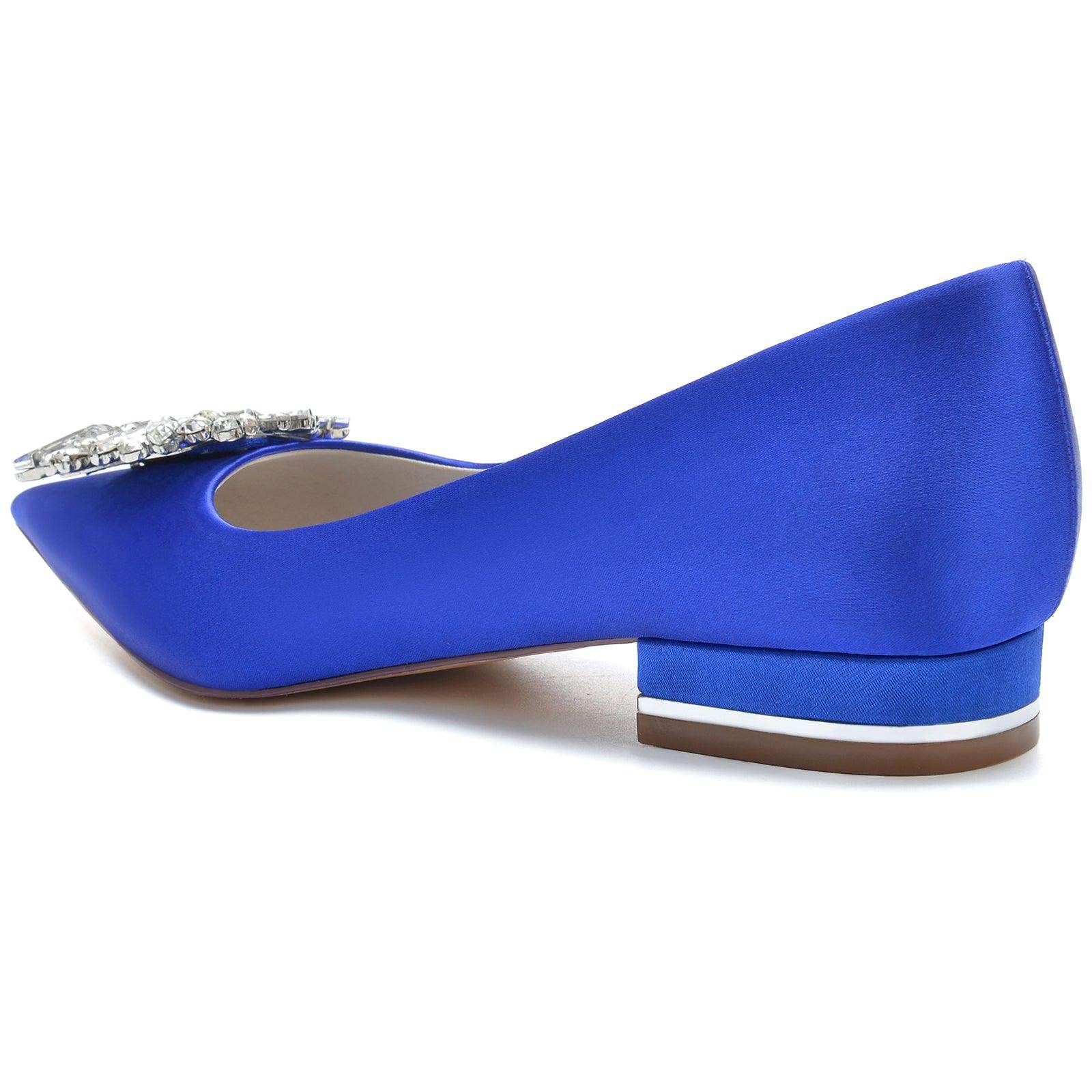 Flat Heel 2.5cm Silk-Like Comfortable Women's Shoes CK0275 - Perfect for Office, Wedding & Casual Wear