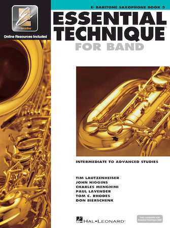 Essential Elements for Band Intermediate to Advanced Studies – Eb Baritone Saxophone Book 3 with EEi | Comprehensive Saxophone Method Book for Students & Teachers | Perfect for School Bands, Private Lessons & Solo Practice