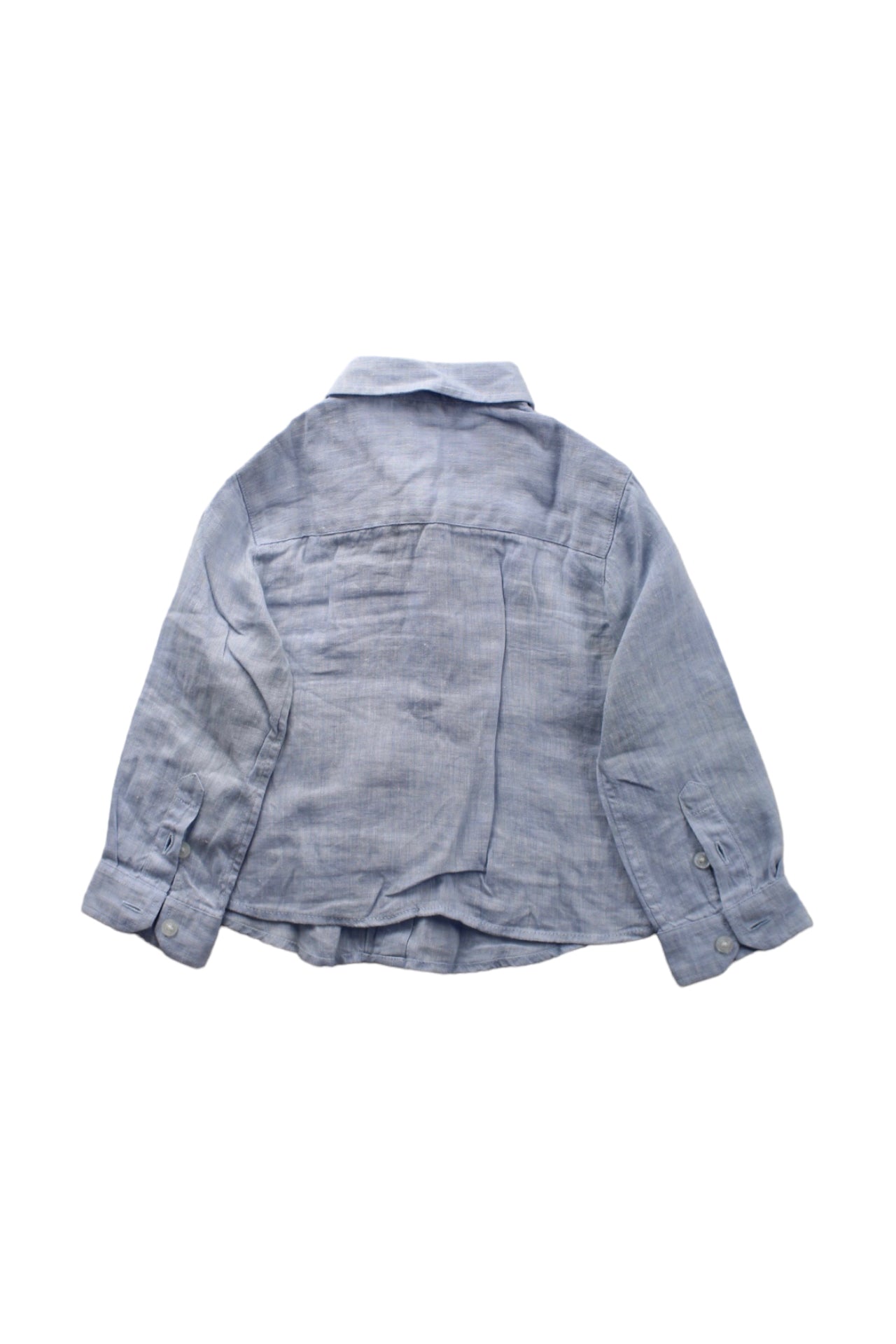 Armani Long Sleeve Shirt for Baby Boys 6-12 Months | Premium Cotton Dress Shirt for Infants | Perfect for Special Occasions and Family Photos