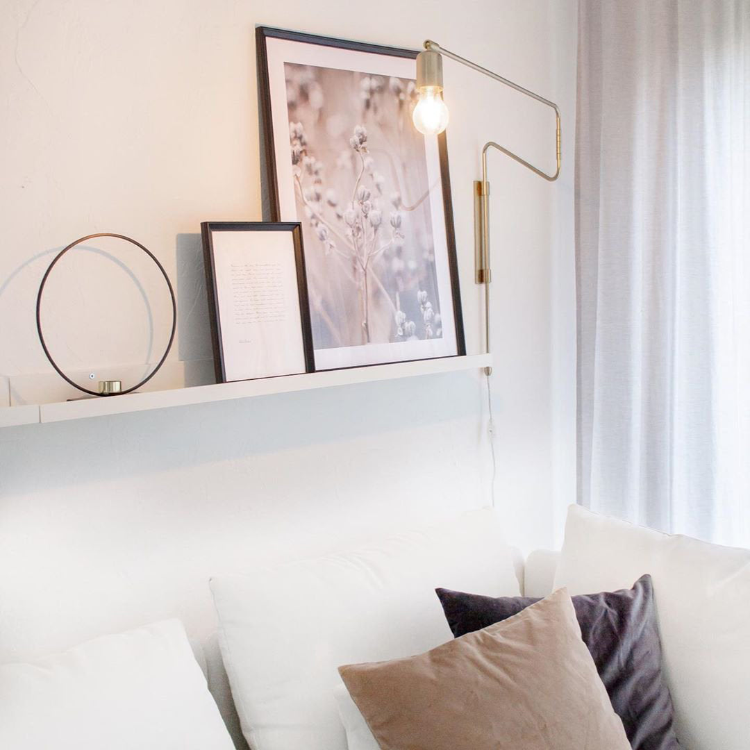 Modern Swing Arm Wall Lamp - Adjustable Reading Light for Bedroom, Office & Living Room - Perfect for Nighttime Reading & Task Lighting