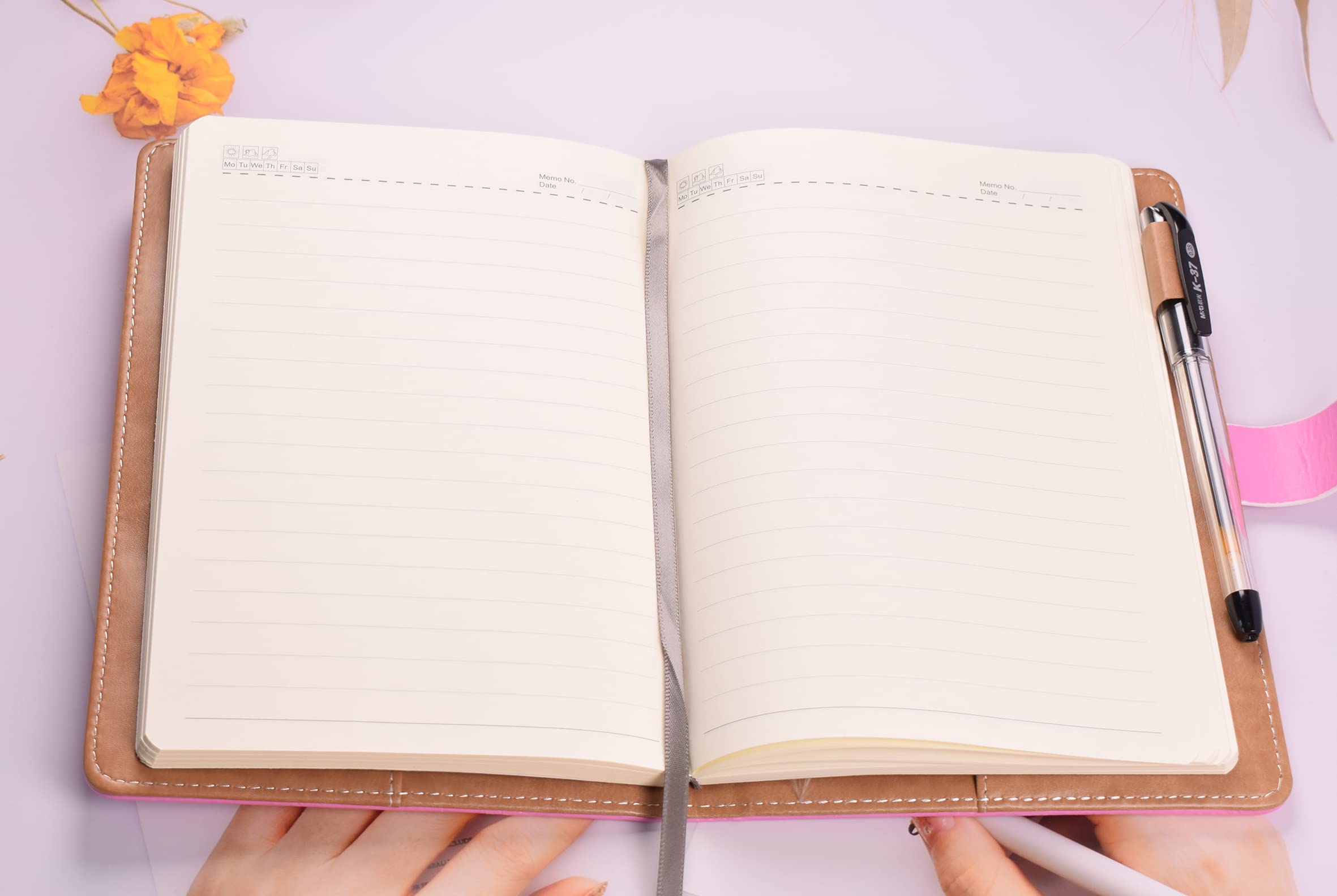 Secure Combination Lock Diary - A5 Locking Journal with Personal Notepad, Pink Writing Notebook for School, Travel & Secret Keeping | Planner & Agenda Organizer