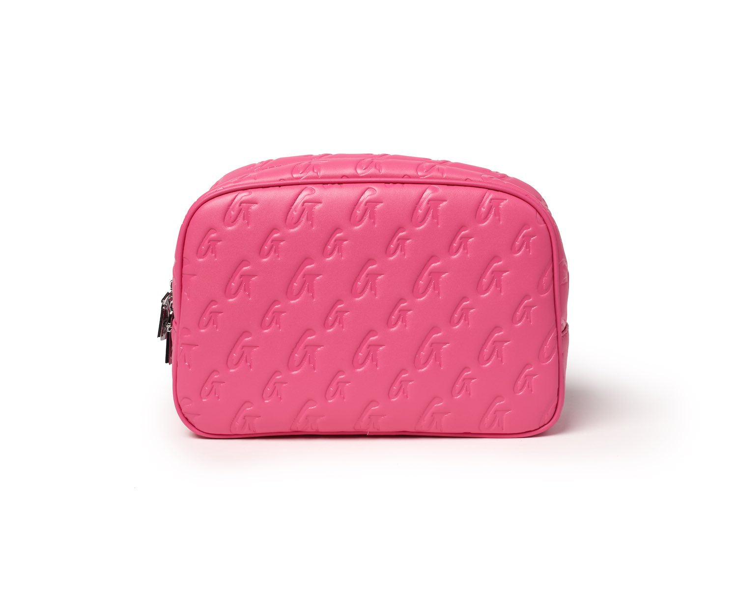 Personalized Small Monogram Toiletry Bag - Hot Pink | Travel Cosmetic Organizer for Women & Girls | Perfect for Gym, Vacation, and Weekend Getaways