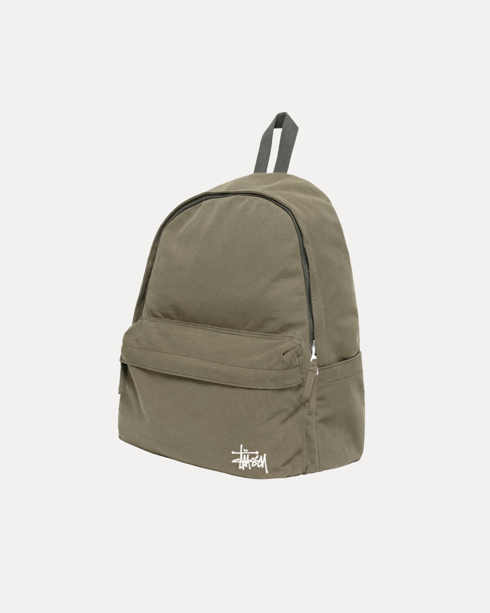 Durable Green Canvas Backpack for School, Travel & Work - Lightweight & Water-Resistant Daypack for Men & Women - Perfect for Commuting, Hiking & Outdoor Adventures