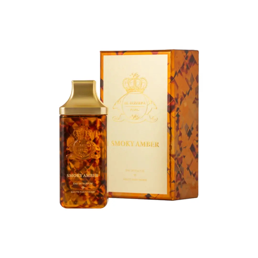 Smoky Amber Eau de Parfum - 3.4 oz / 100ml Luxury Perfume for Women & Men - Long Lasting Fragrance with Warm Woody Notes - Perfect for Date Night, Evening Events & Special Occasions