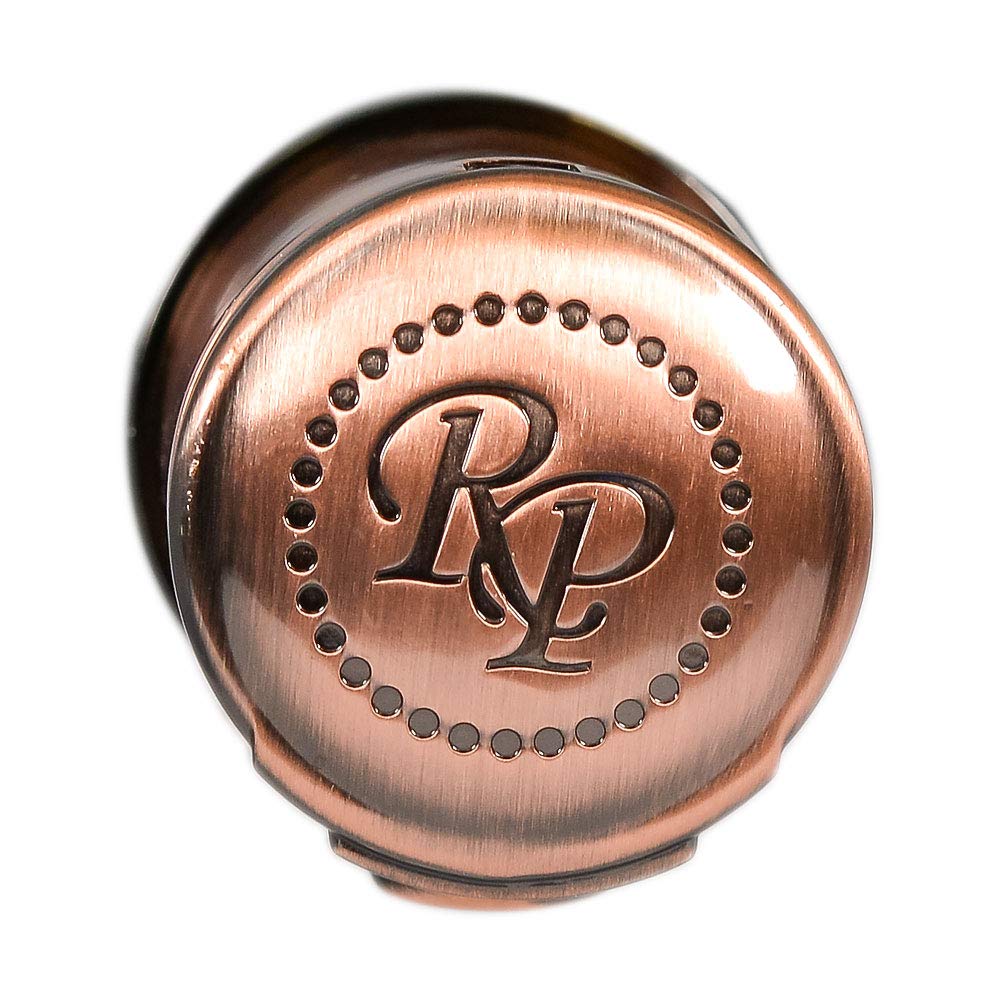 Rocky Patel Diplomat 5 Torch Cigar Lighter with Punch - Premium Copper Butane Lighter for Cigars, Perfect for Outdoor Smoking, Golfing & Special Occasions