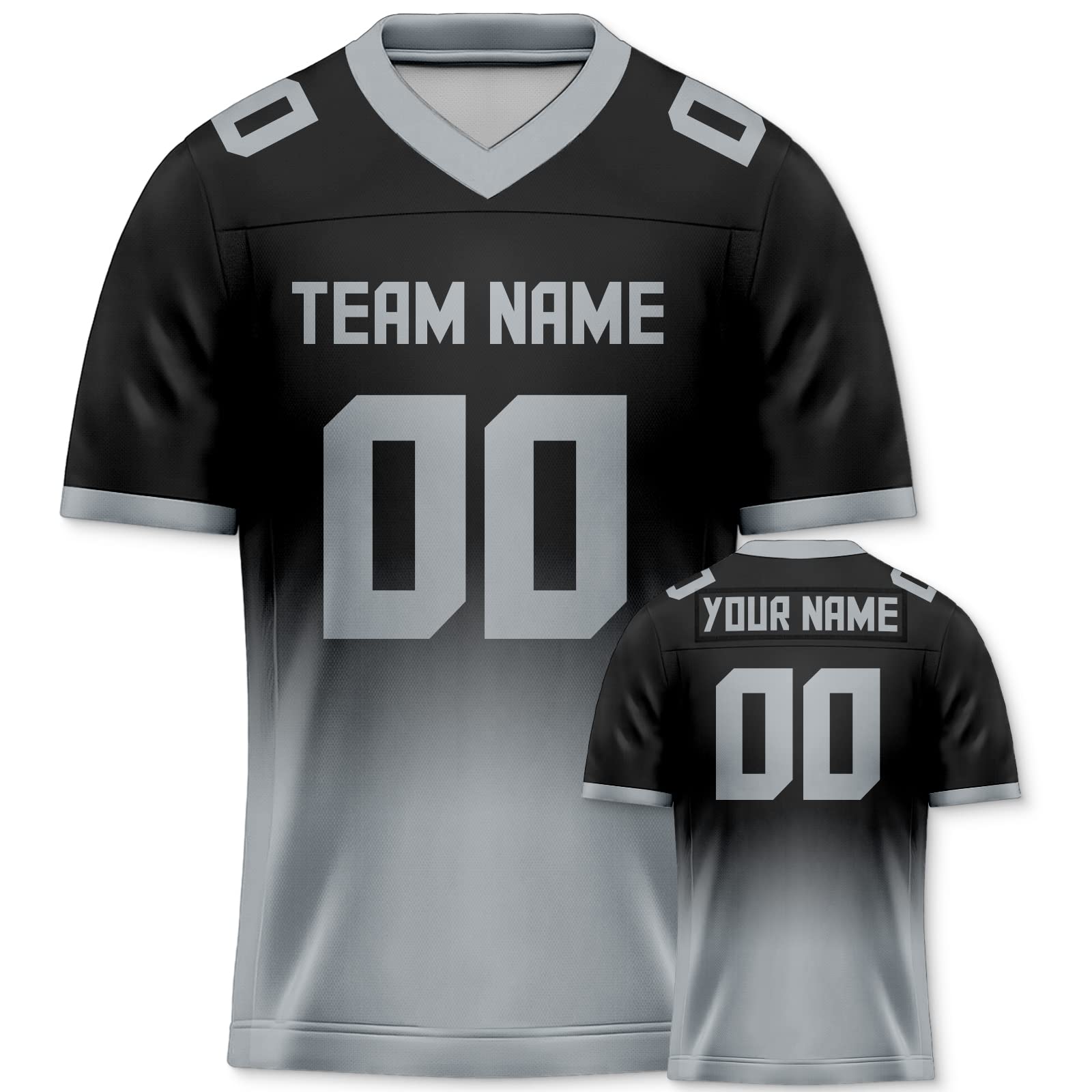 Custom Personalized Football Jersey - Stitched/Printed Team Name & Number - Men & Youth Sport Shirt - Perfect for Fans, Hip Hop Enthusiasts & Game Day Outfits