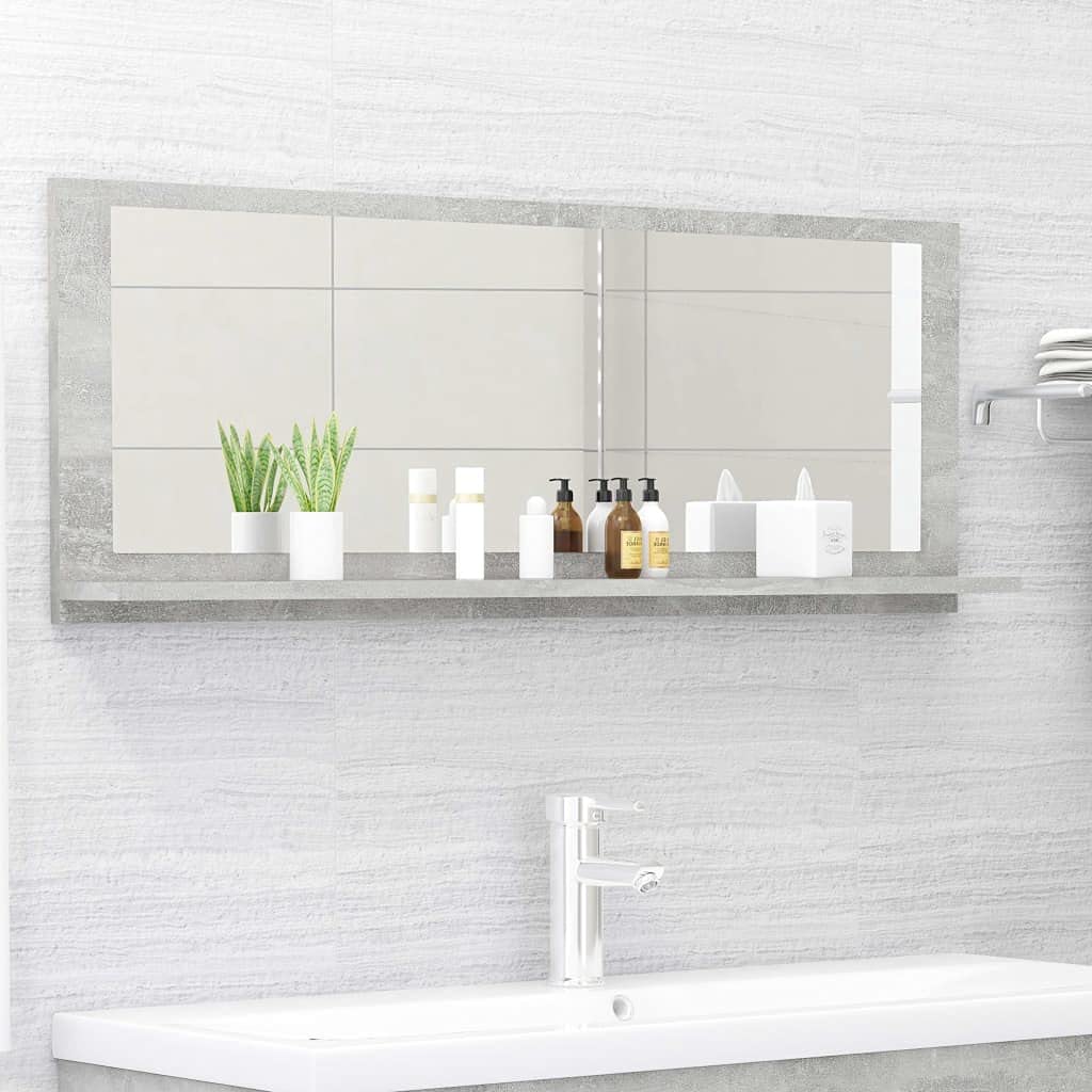 Modern Bathroom Vanity Set with Mirror - Durable Chipboard, Easy Assembly for Home Decor