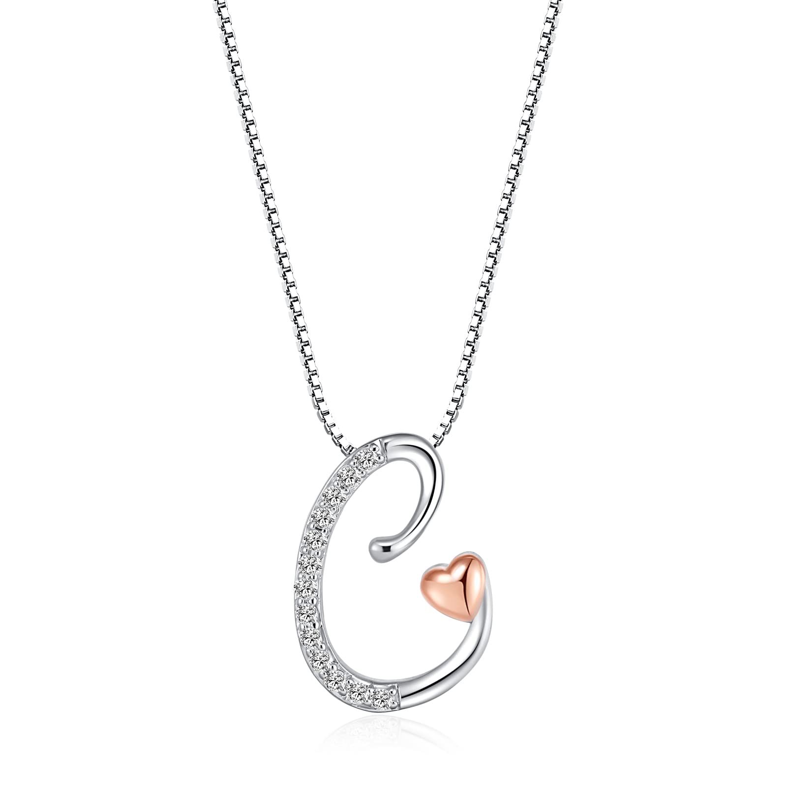 FLNEOO 14K Gold Plated Initial Necklace for Women & Teen Girls - Trendy Dainty Letter Jewelry Gift for Birthdays, Anniversaries & Everyday Wear