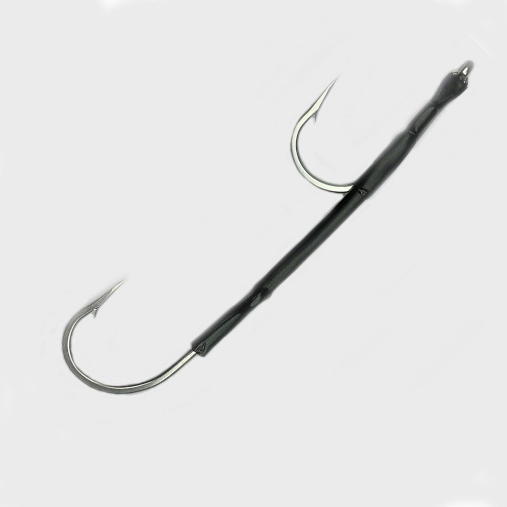 Capt. Harry's 7732 Straight Double Hook Wahoo Rigs - Premium Saltwater Fishing Lures for Wahoo, Tuna & Mahi - Perfect for Offshore Trolling & Deep Sea Fishing Adventures