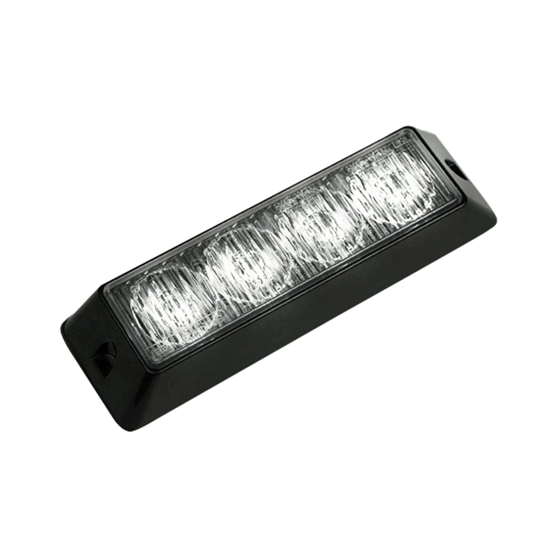 4 Watt 19 Function LED Strobe Light - White Color for DJ Parties, Stage Lighting, Halloween Decorations & Emergency Vehicle Warning Lights