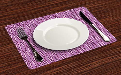 Pale Purple and Dark Fuchsia