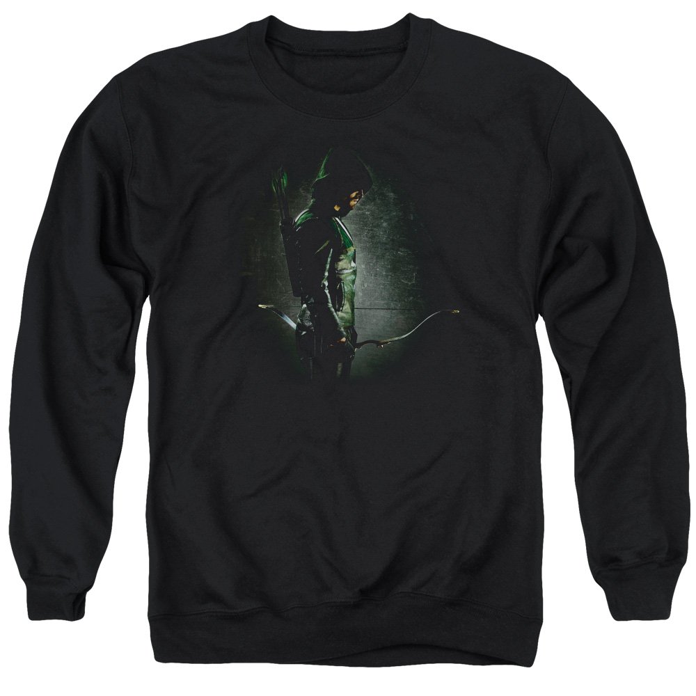 Arrow in The Shadows Unisex Crewneck Sweatshirt for Men & Women - Soft Cotton Pullover Hoodie for Casual Wear, Street Style & Loungewear