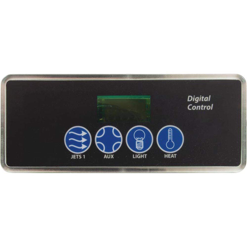 1-628B-S Jets Auxiliary Light Heat CTI Topside Control Panel Mini Max - Perfect for Marine, Boating, and Watercraft Control Systems