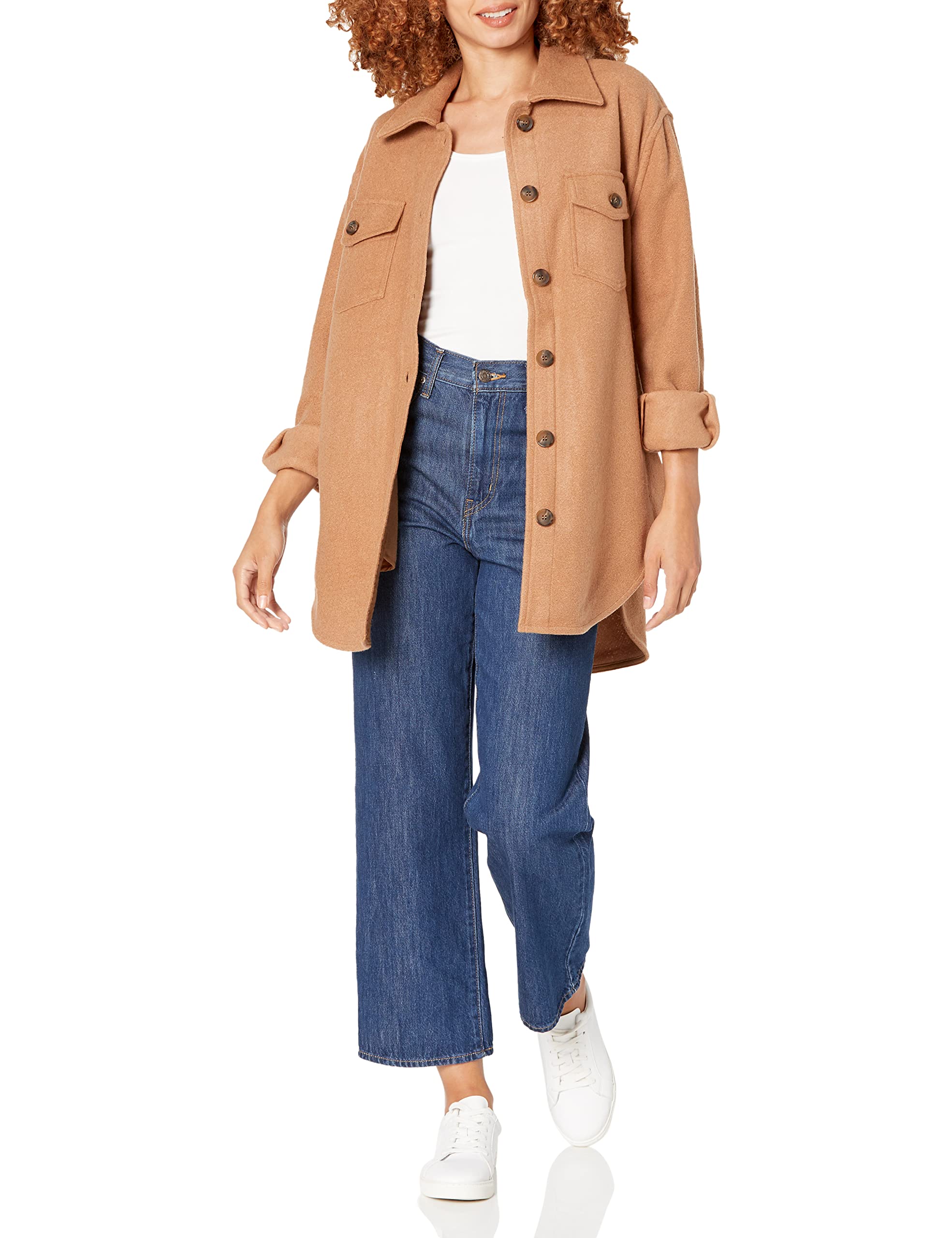 BLANKNYC Women's Fleece Shacket Jacket - Cozy & Stylish Outerwear for Fall & Winter | Perfect for Casual Outings, Layering & Outdoor Activities
