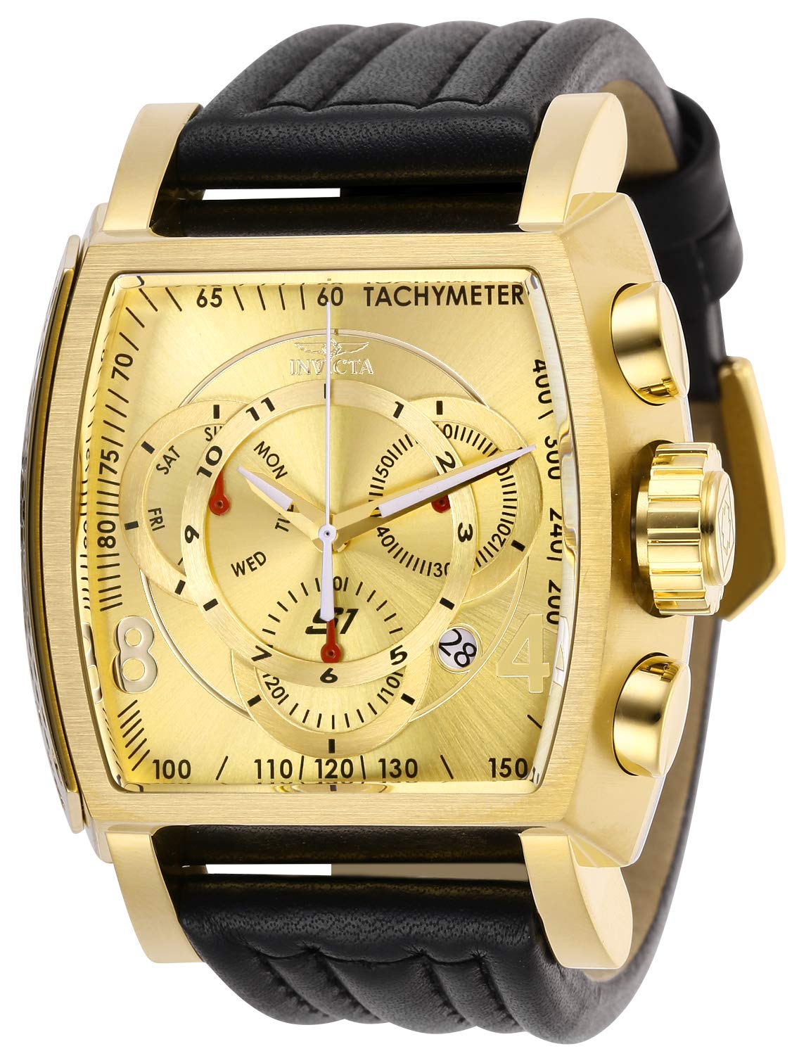 Invicta Men's S1 Rally Watch - Stainless Steel Chronograph, Water Resistant, Durable for Outdoor & Racing Enthusiasts - Perfect for Motorsports, Hiking & Adventure Activities
