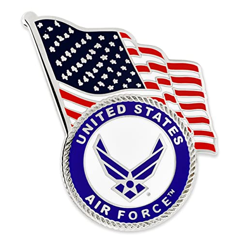 Emblem & USA Flag Nickel Plated