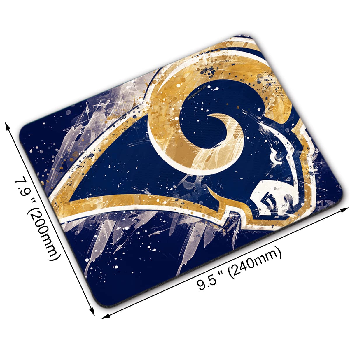 Wireless Mouse Pad with Unique Design - Non-Slip Gaming Mouse Mat for PC & Laptop - Perfect for Office Work, Gaming & Home Use