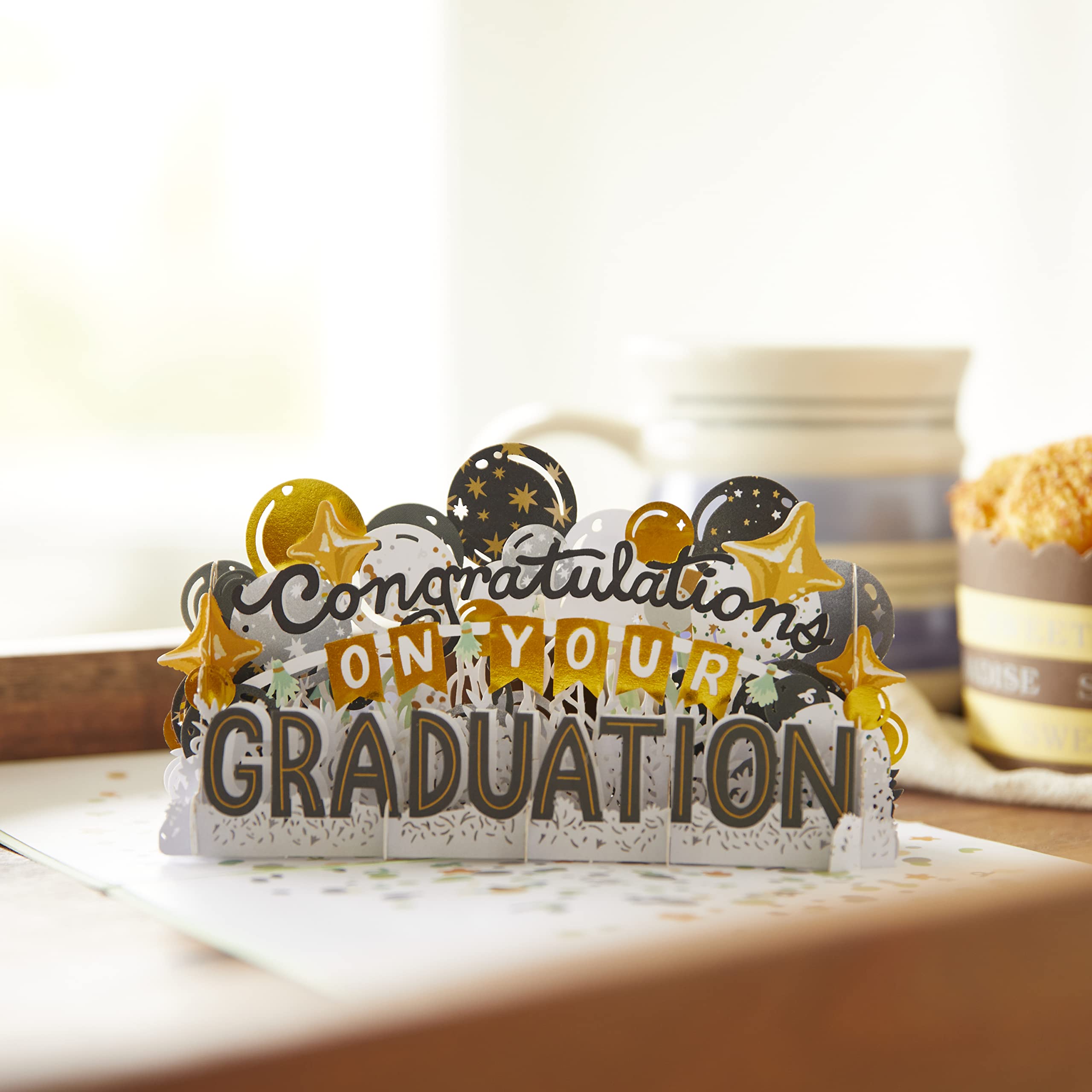 Lovepop 3D Graduation Pop-Up Card – Handcrafted Congratulations Greeting Card for Graduates – 5 x 7 Inch – Perfect for High School & College Graduation Gifts, Commencement Celebrations & Milestone Achievements