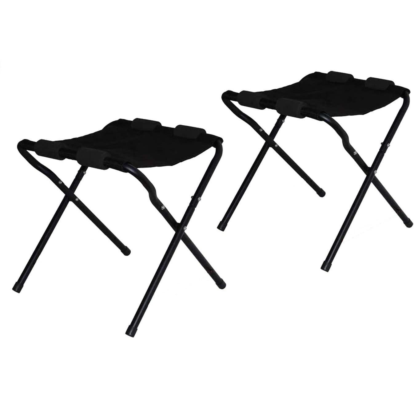 Foldable Kayak Stand - Portable Kayak Storage Rack for Ground Storage | Heavy Duty Boat Stand with Black Fabric Cover | Perfect for Garage, Backyard & RV Storage | Easy Assembly & Space Saving Design