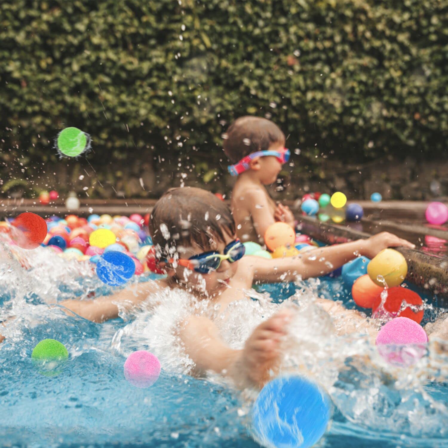 12 Pack Reusable Water Balloons for Kids & Adults - Easter Basket Stuffers, Outdoor Yard Games, Summer Pool & Beach Toys - Fun Water Balloon Fights for Ages 3-12, Teens & Family Parties