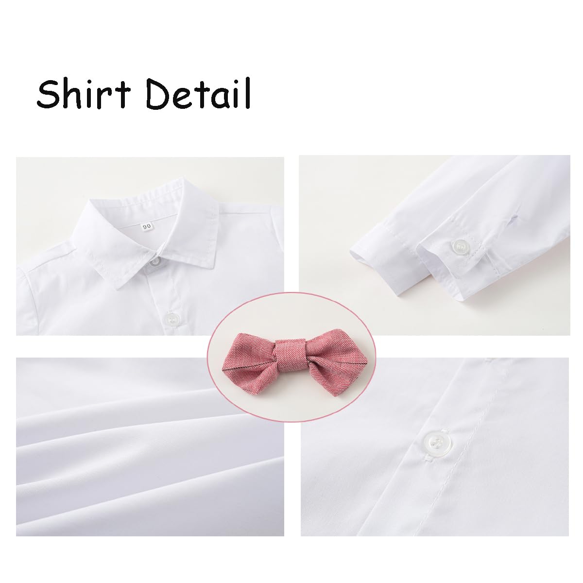 4-Piece Baby Boy Formal Suit Set - Gentleman Bowtie Tuxedo Outfit for Toddler Wedding & Party | Perfect for Special Occasions, Photos & Holidays