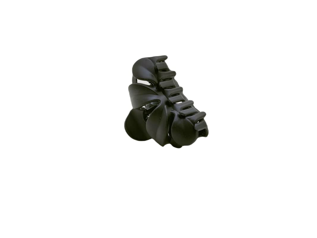 Peacock Women's Medium Black Hair Clips (2-Pack) - Perfect for Styling, Updos & Everyday Hair Accessories