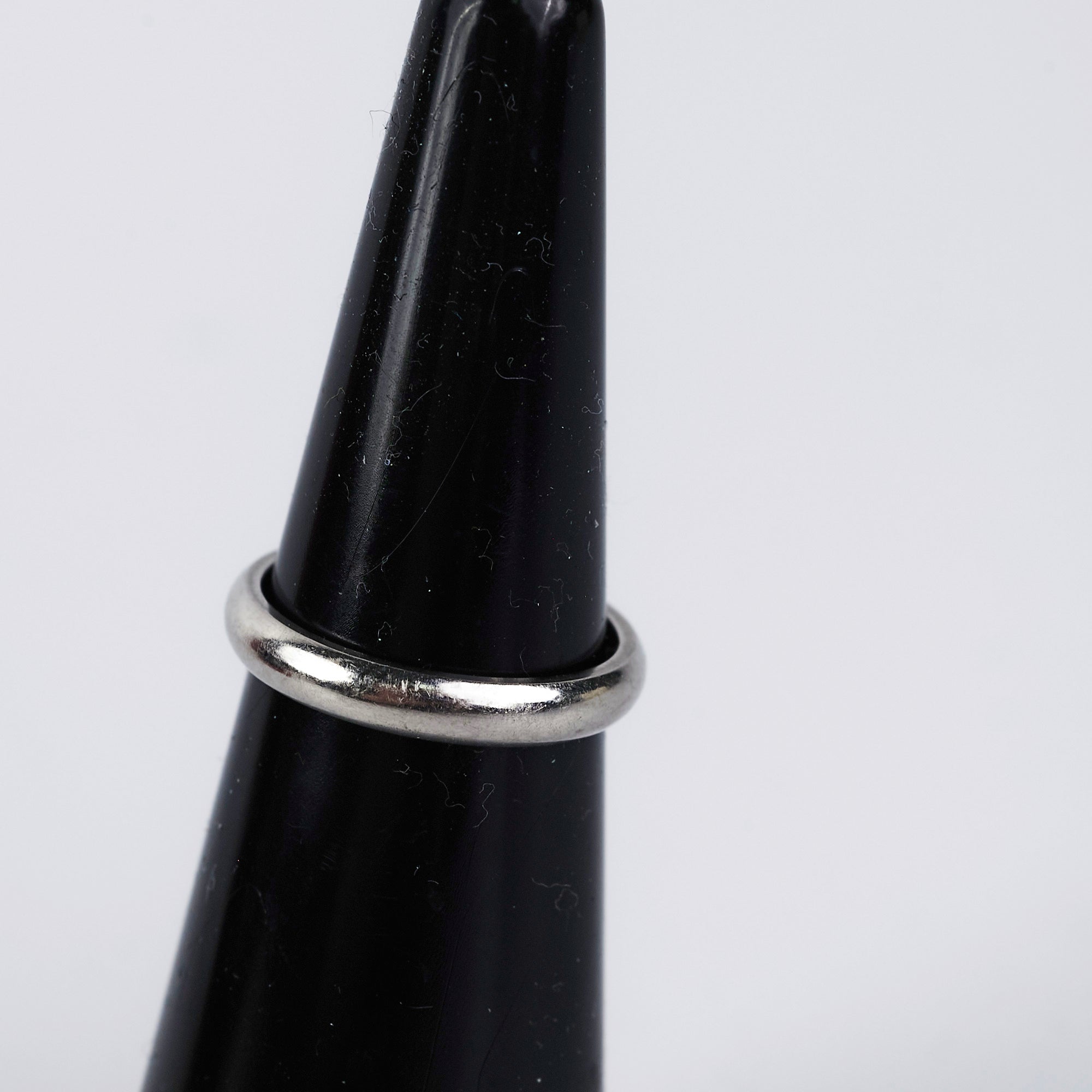 Cartier C De Cartier Platinum Diamond Ring - Size 49 with 1 Diamond for Women | Luxury Wedding Band, Engagement Ring & Anniversary Gift