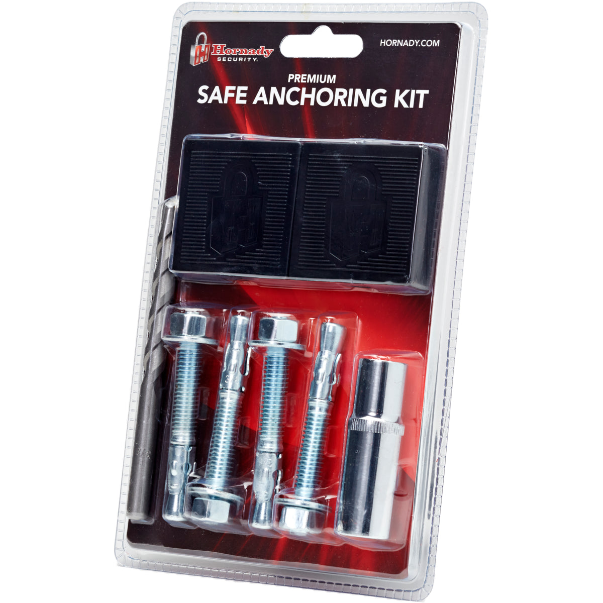 Hornady 95851 Premium Safe Anchoring Kit - Secure Firearm Storage Solution for Home, Office & Vehicle Safety