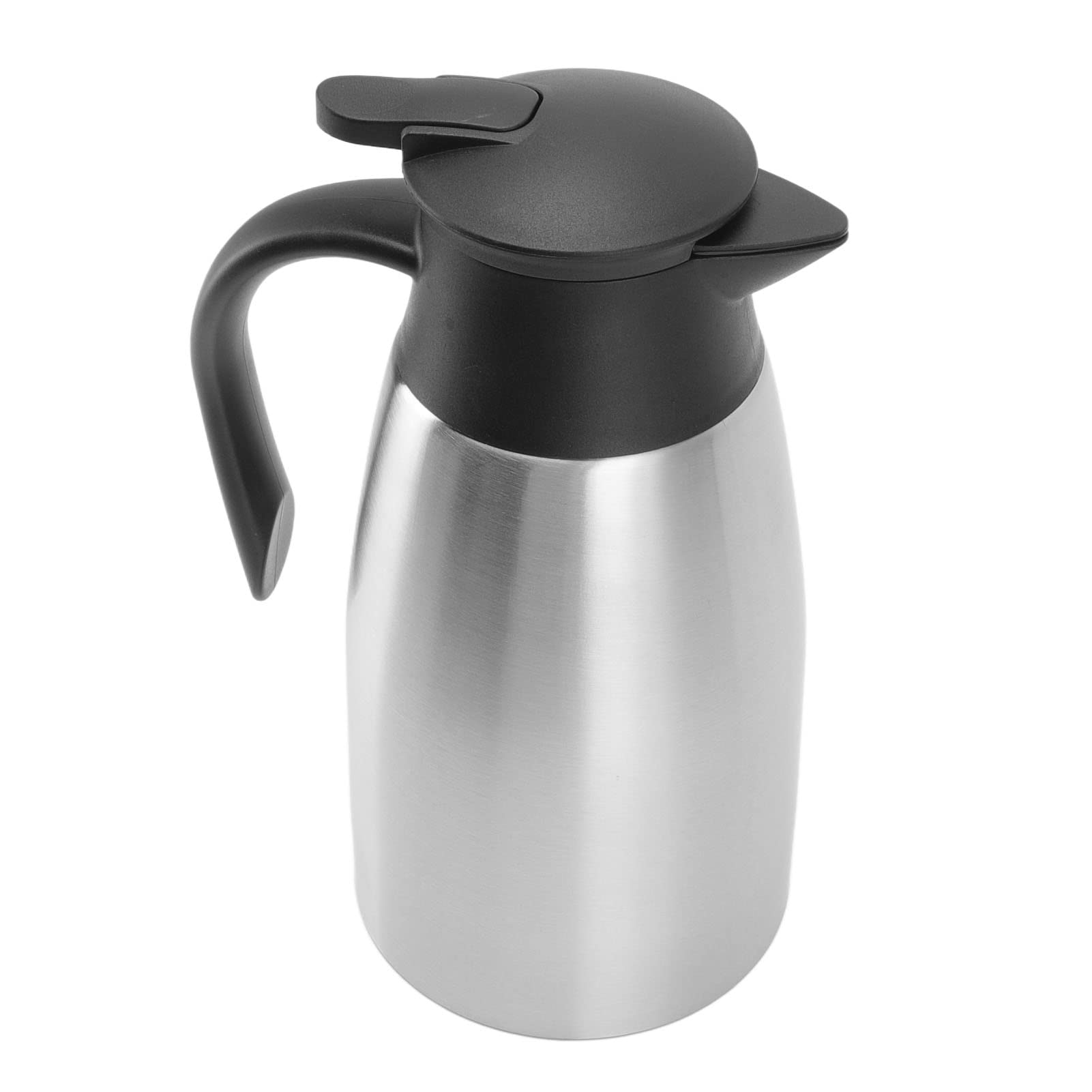 Stainless Steel Coffee Kettle - 2L Large Capacity Thermal Press Pot with Inner Tank - Perfect for Home, Office & Student Use - Ideal for Brewing Coffee, Tea & Hot Beverages