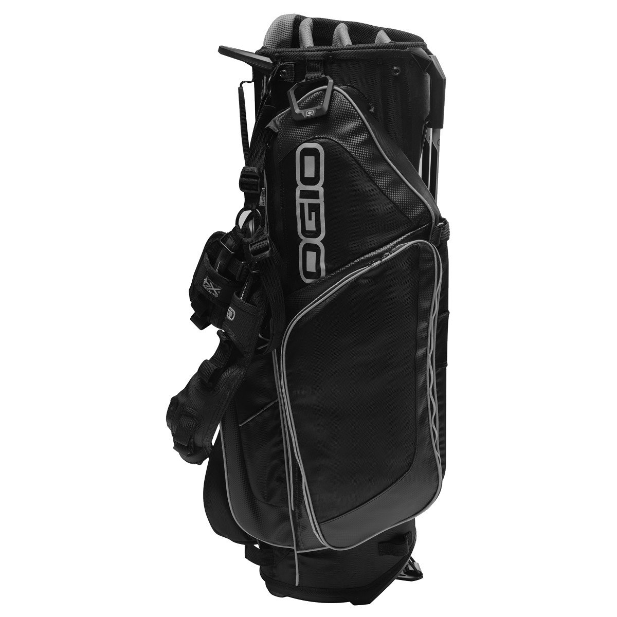OGIO Innovative Orbit Cart Black Golf Bag - Lightweight & Durable Golf Stand Bag with 14-Way Divider - Perfect for Golf Course, Driving Range & Travel