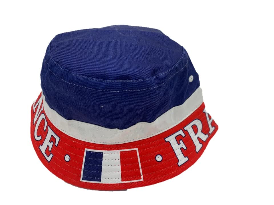 French Bucket Hat for Men & Women - Summer Sun Protection, Outdoor Travel & Beach Accessories - Trendy Cotton Adjustable Unisex Hat for Hiking, Fishing, and Casual Wear