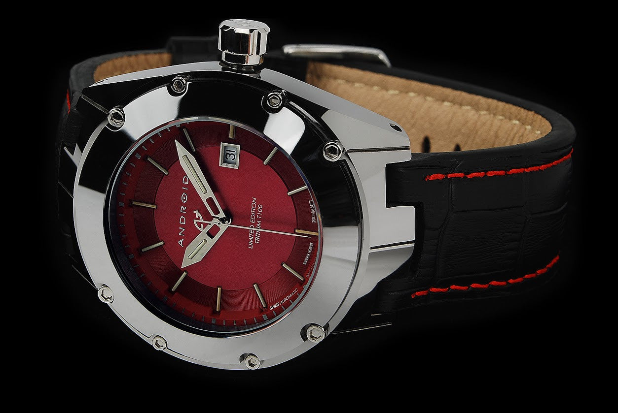 ANDROID Virtuoso Tungsten T100 Swiss Automatic Watch LE AD622AR - Premium Luxury Timepiece for Men, Business & Formal Occasions