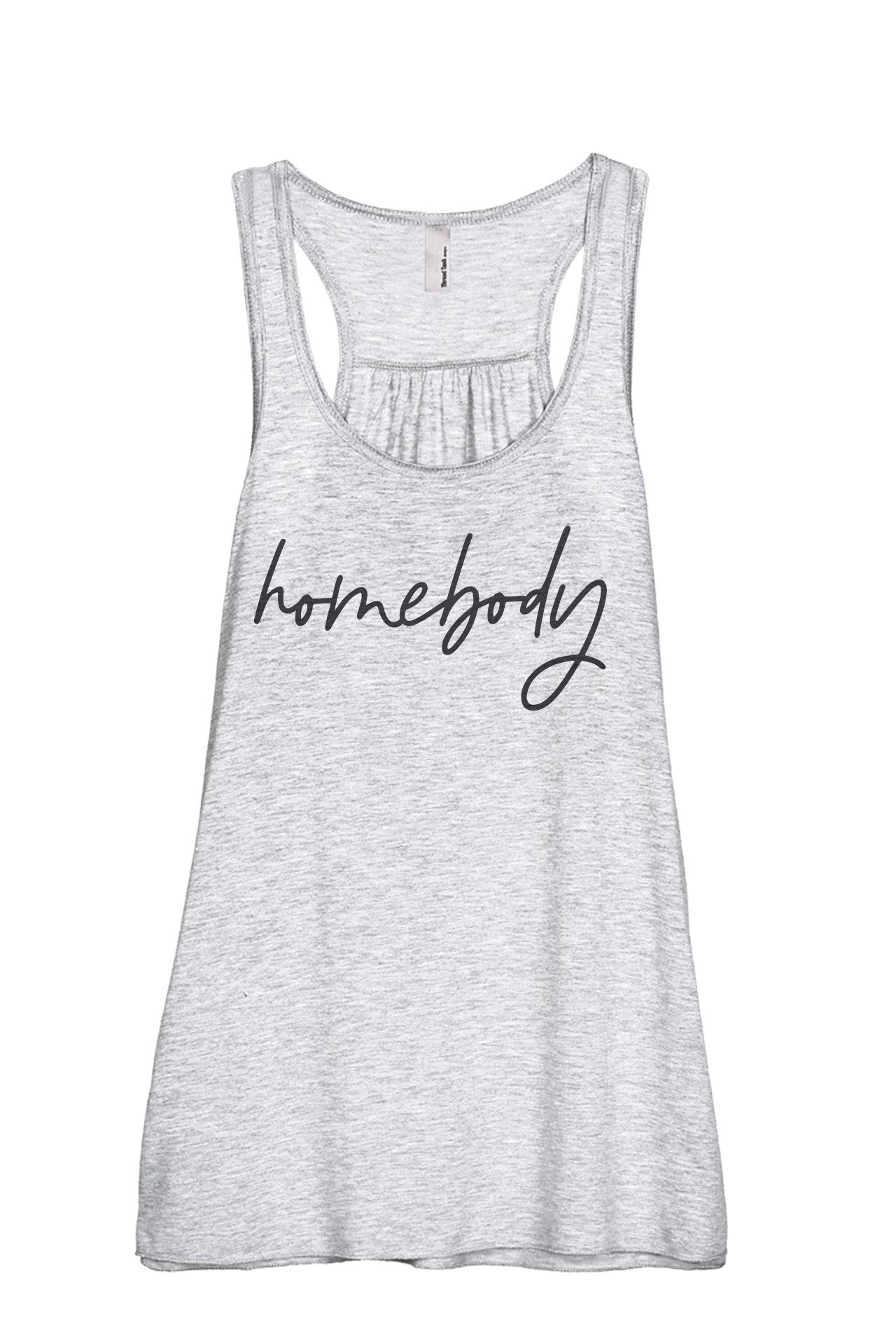 Women's Sleeveless Flowy Racerback Yoga Tank Top - Breathable Workout Shirt for Gym, Running & Casual Wear | Homebody Fitness Apparel