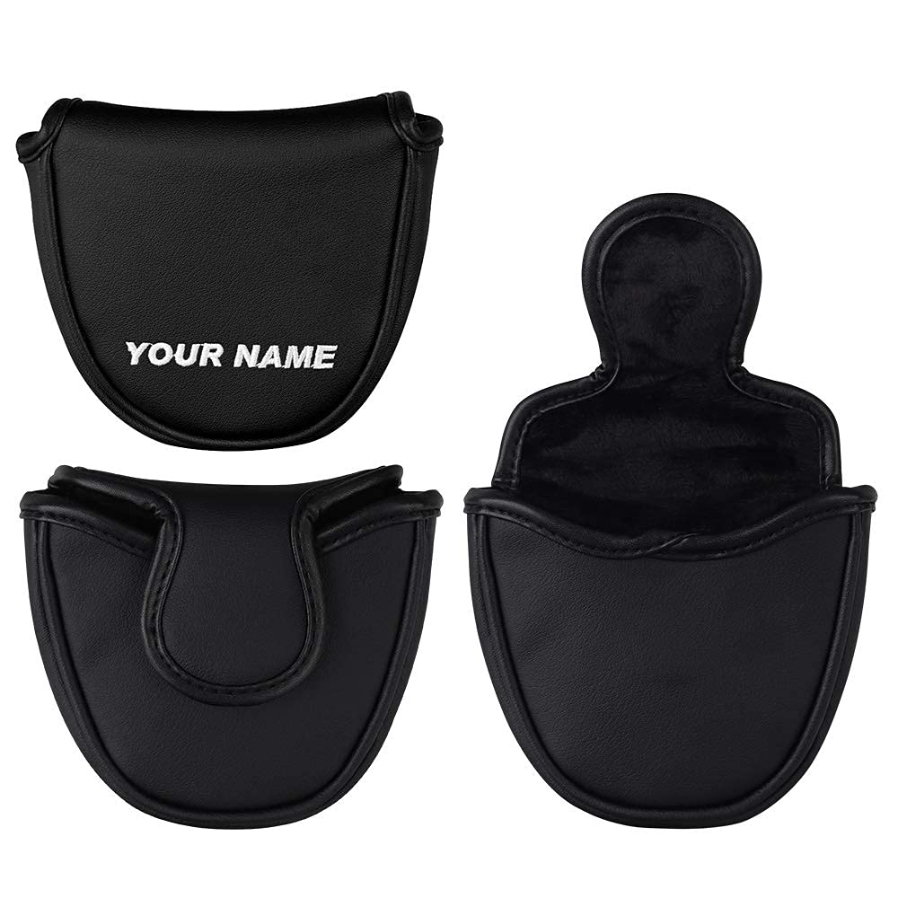 BIG TEETH Golf Head Covers - Putter Mallet Protector for Odyssey Center Shafted Putters | Durable Golf Club Cover for Mallet-Style Putters | Perfect for Course Play & Club Protection