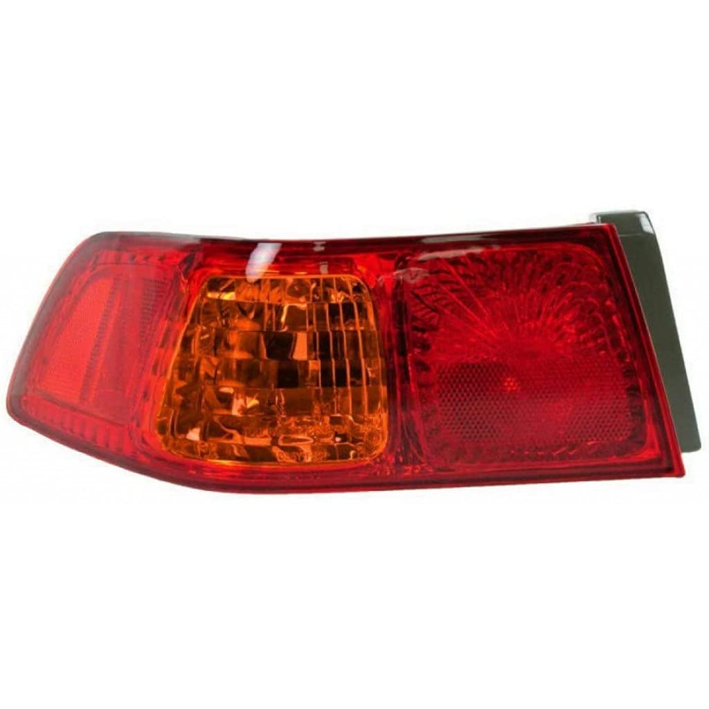 2000-2001 Toyota Camry Rear Tail Lights Pair - Driver & Passenger Side with NAL Design (TO2800140 TO2801140 | 81560-AA040 81550-AA040) - Perfect for Replacement & Nighttime Safety Enhancement