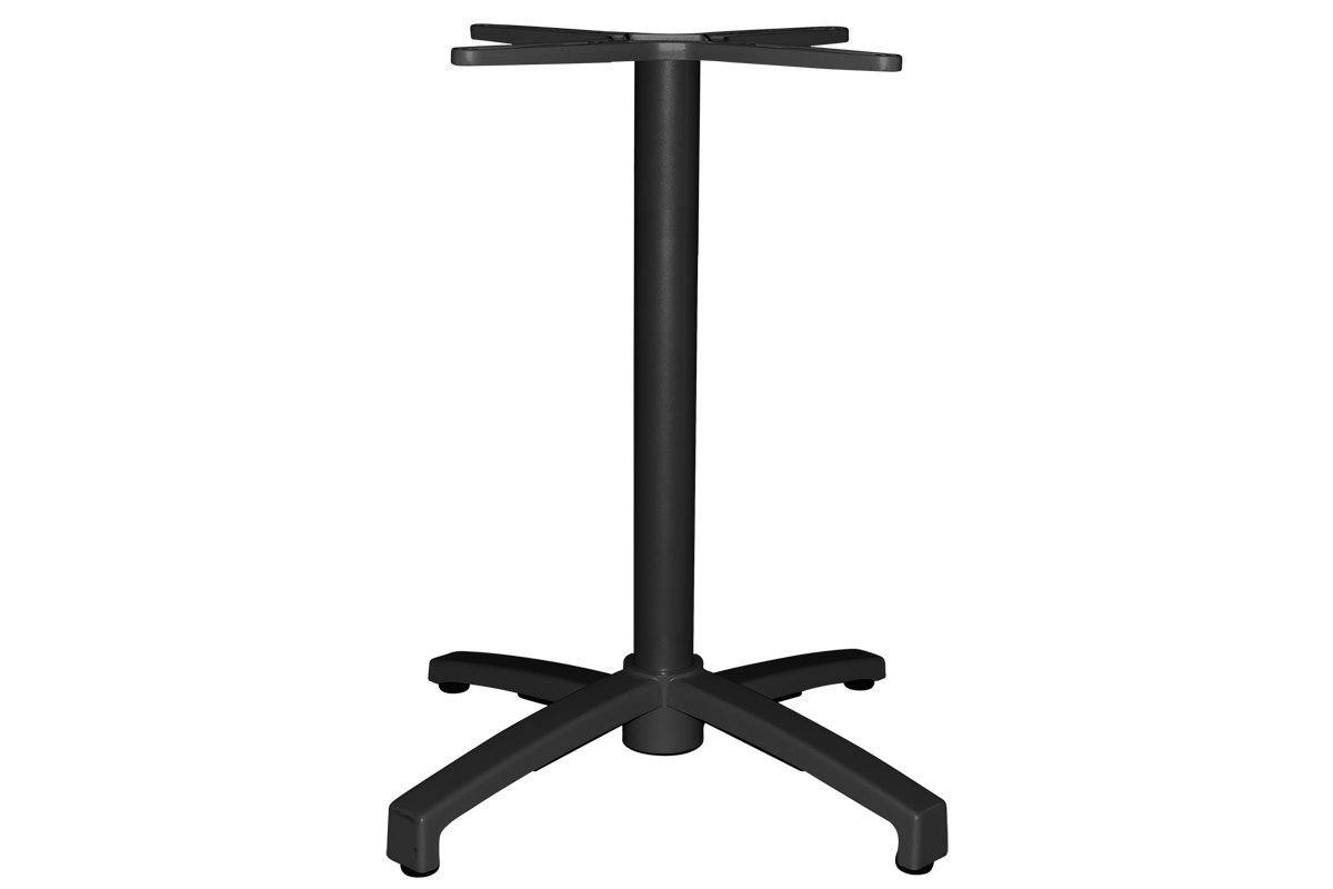 EZ Hospitality LeBron Table with Aluminum Base in Anthracite - Durable & Stylish Dining Table for Restaurants, Cafes, and Home Use