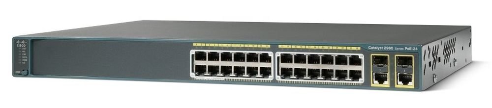 Cisco WS-C2960+24PC-L Catalyst 2960+ 24-Port Gigabit Managed Ethernet Switch (Renewed) - Ideal for Small Business Networks, Office & Home Use