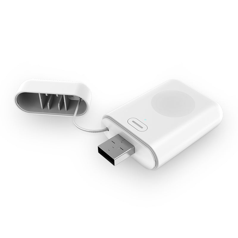 **Magnetic Wireless Charger for Apple Watch Series 6/5/4/3/2/1/SE - 1000mAh Portable Power Bank with Fast Charging - Perfect for Travel, Gym & Daily Use**