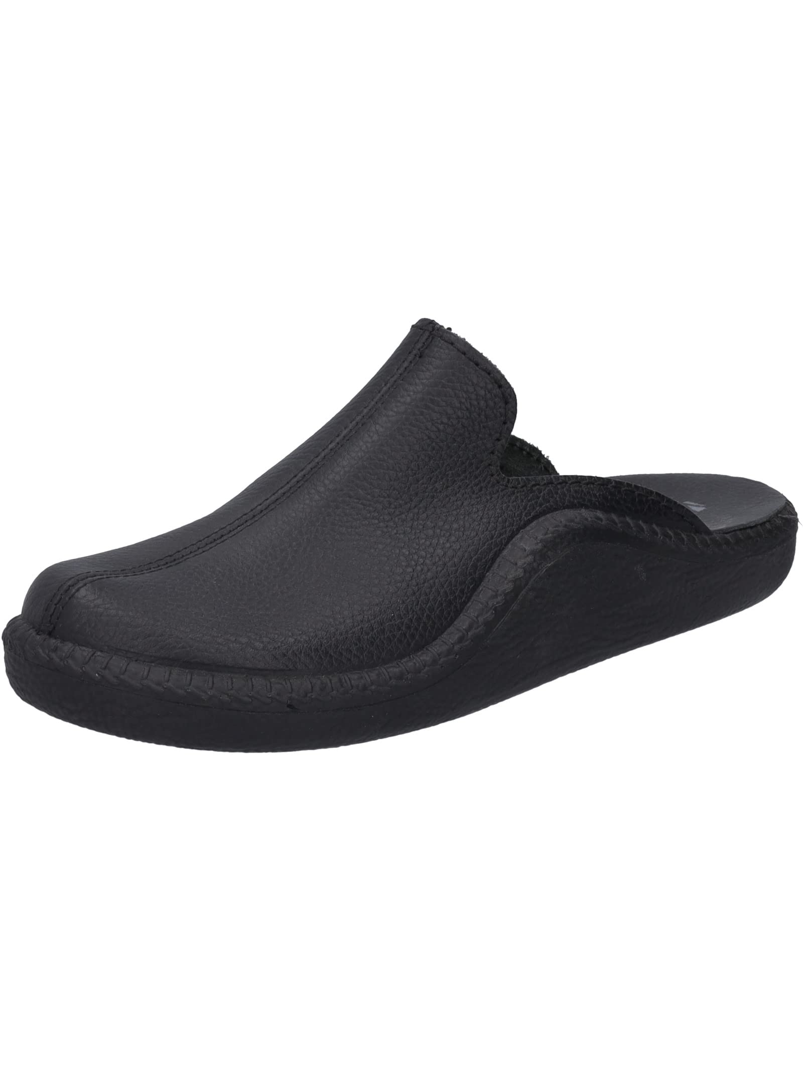 Romika Westland Monaco 202g Men's Black Slippers Size 11 - Comfortable Indoor/Outdoor House Shoes for Relaxation & Lounge Wear