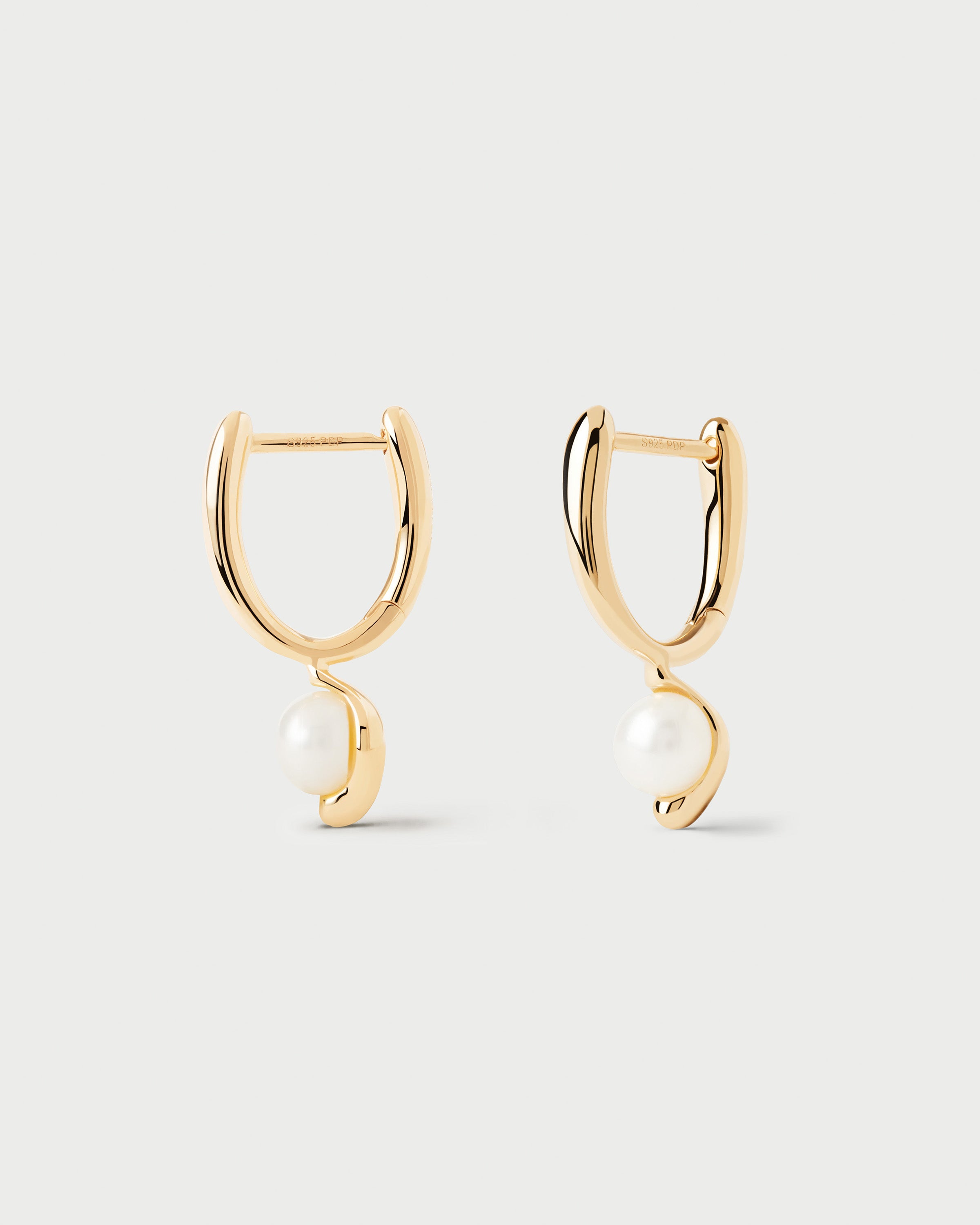 La Perla Mini Hoops Earrings - 18K Gold Plated Hypoallergenic Studs for Women | Perfect for Everyday Wear, Parties & Gifting