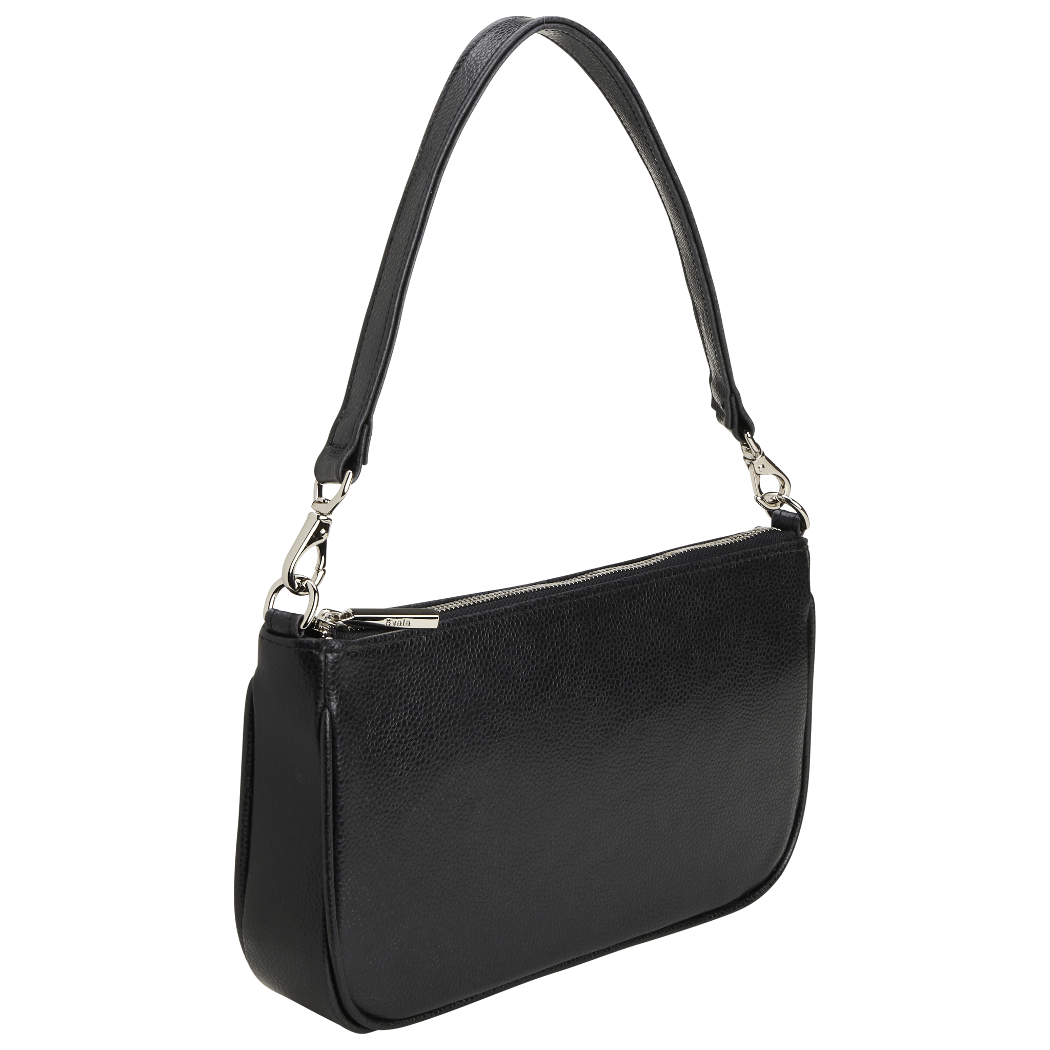 Gaia MIRUM® Vegan Leather Shoulder Bag for Women - Stylish & Eco-Friendly Crossbody Purse - Perfect for Work, Travel & Everyday Use | Black