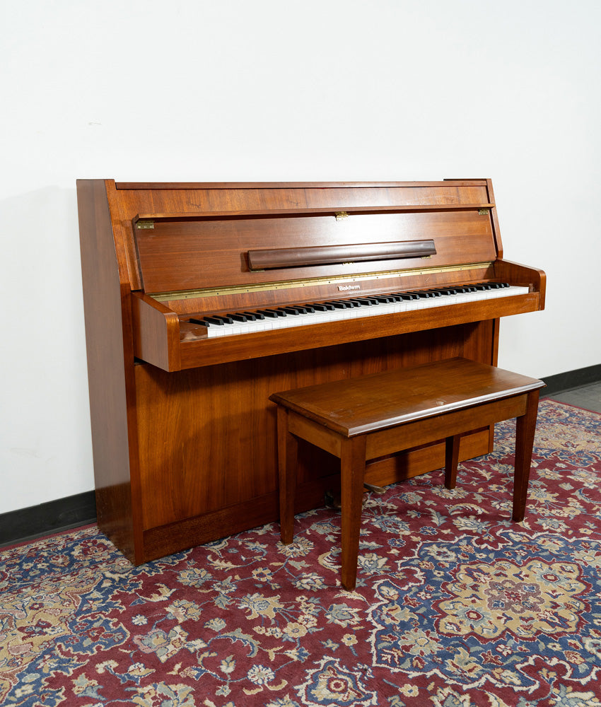 Baldwin 43 Acrosonic E 140 Walnut Upright Piano - Used (Serial: 14846111) | Perfect for Home, Studio & Music Classrooms | Vintage Piano with Rich Tone