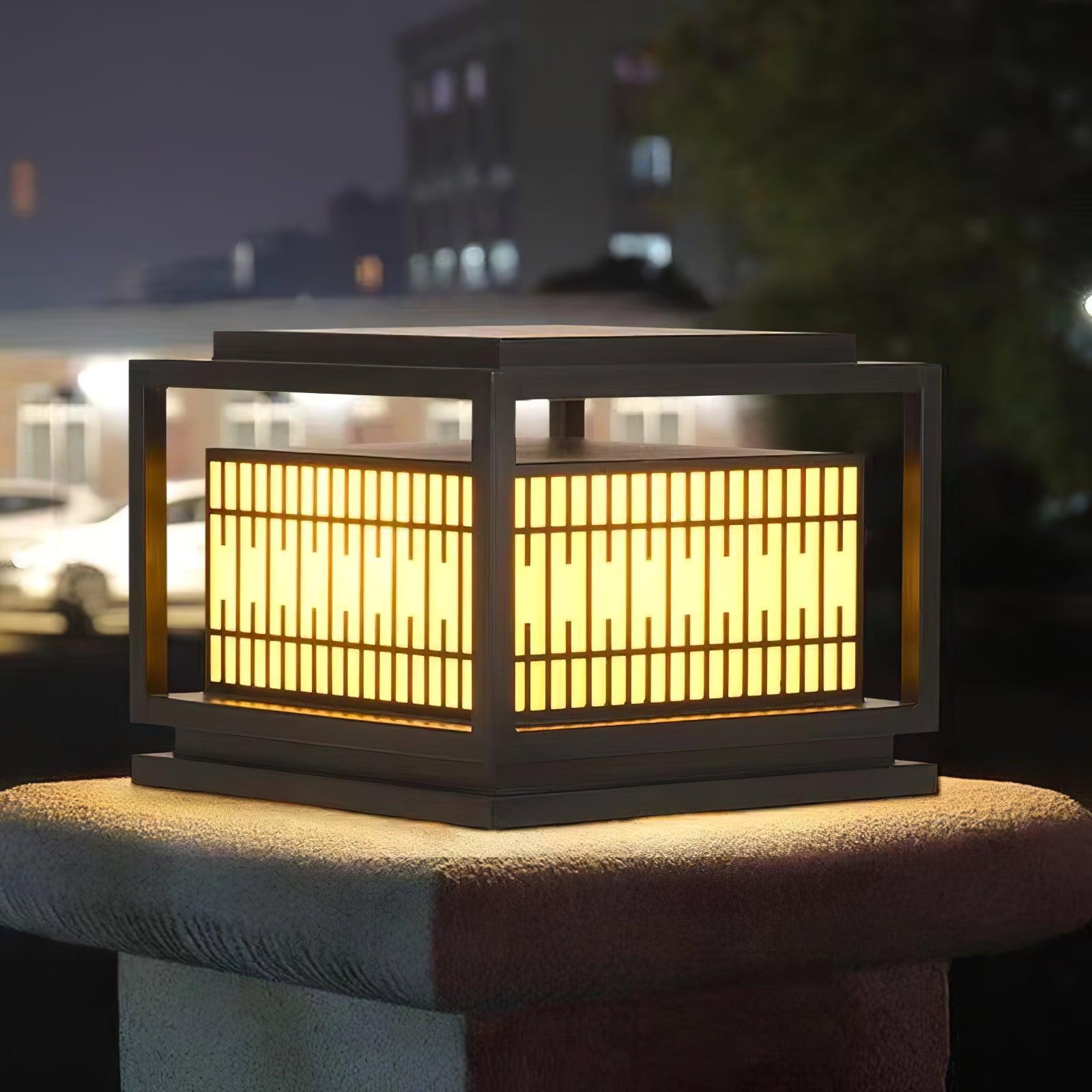 Outdoor Wall Mounted Window Grille Light - Decorative Exterior Lighting for Porch, Patio, and Garden - Weatherproof & Energy Efficient