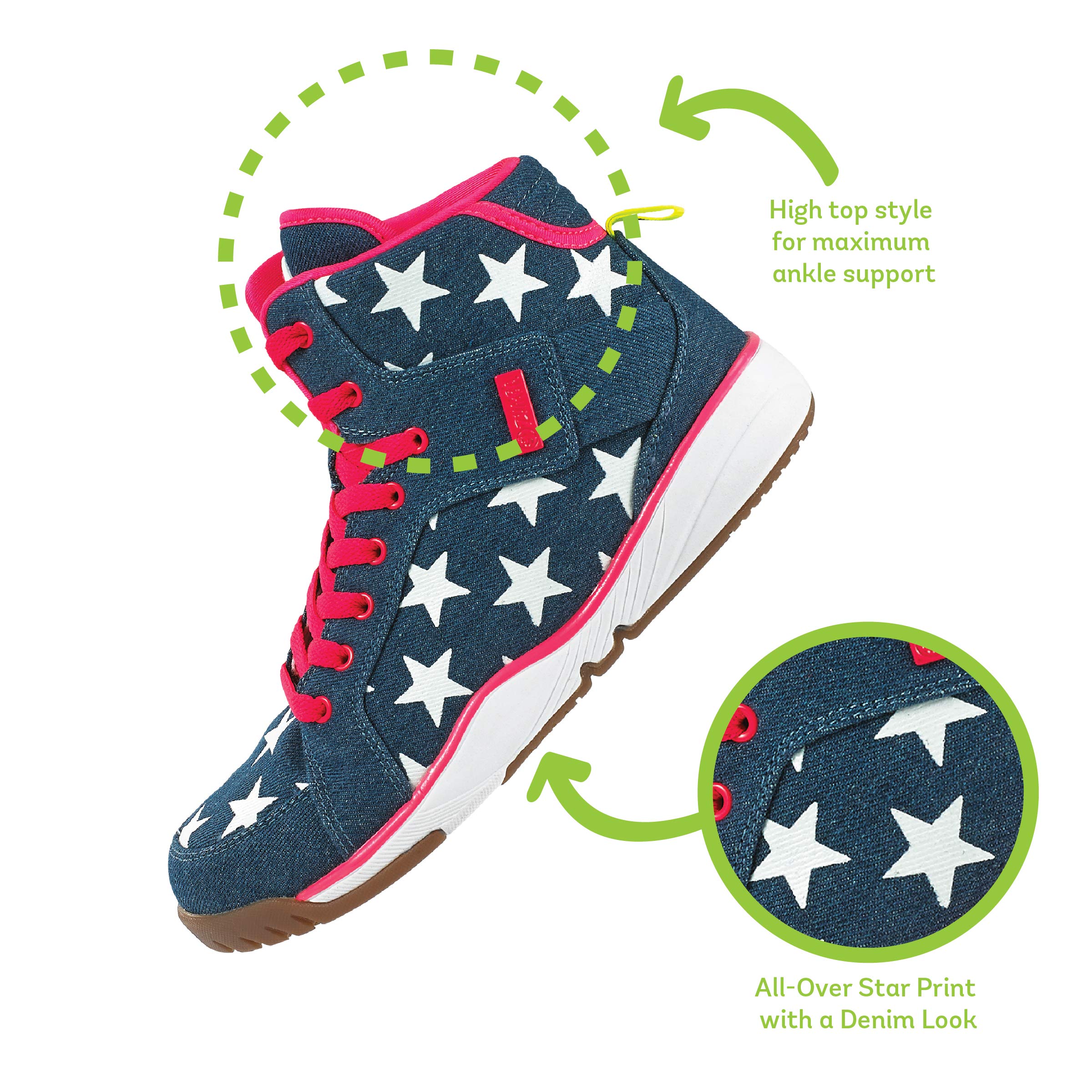 ZUMBA Women's Energy Boom High Top Athletic Shoes - Lightweight Dance Sneakers for Gym Workouts, Training, Zumba Classes & Fitness Routines - Perfect for Dance Parties, Aerobics, and Cardio Exercises