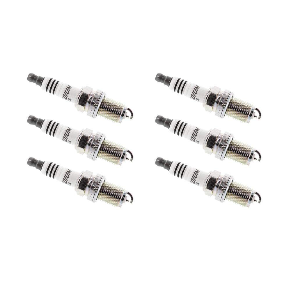 NGK Iridium IX Spark Plug WR5IX (6 Pack) - Compatible with FORD E-300 ECONOLINE CLUB WAGON 1969-1970 2.8L/170 - High Performance Spark Plugs for Improved Fuel Efficiency & Engine Power - Perfect for DIY Auto Repair & Engine Maintenance