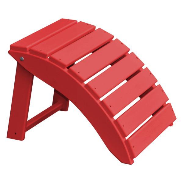 Eco-Friendly Recycled Plastic Folding Storage Ottoman - Compact & Lightweight for Small Spaces, Living Room, Bedroom, or Outdoor Use
