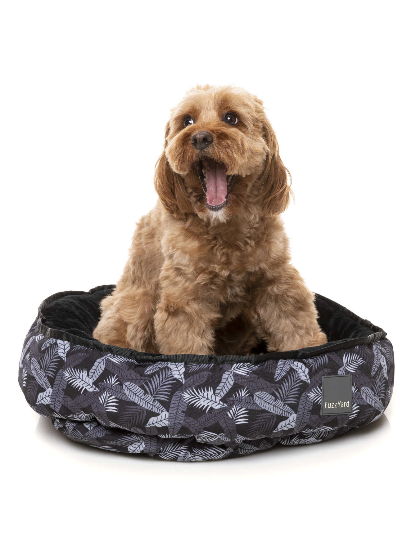 FuzzYard Reversible Dog & Cat Bed - Ultra Soft Plush Pet Bed for Small Medium Large Dogs & Cats - 3 Sizes (Kapalua Pattern) - Perfect for Living Room, Bedroom & Pet Travel