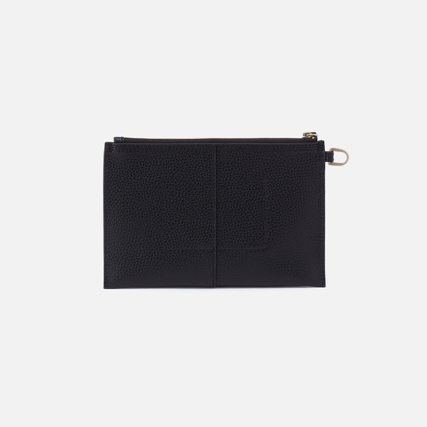 Vida Small Leather Pouch - Micro Pebbled Black Crossbody Bag for Women | Perfect for Travel, Work & Everyday Essentials