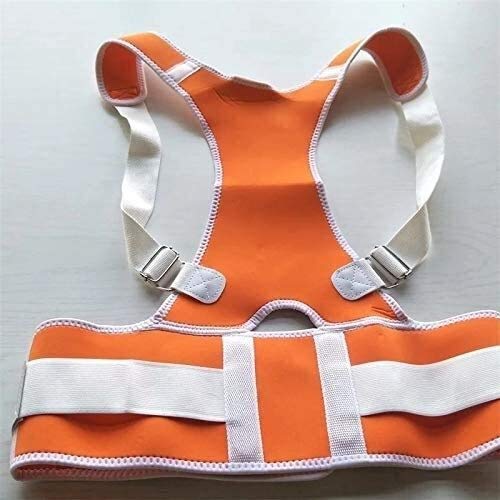 FMOGG Adjustable Back Support Posture Corrector for Men & Women - Upper Back Brace, Clavicle Support Device for Kyphosis & Shoulder Pain Relief - Ideal for Office Work, Driving & Daily Posture Improvement