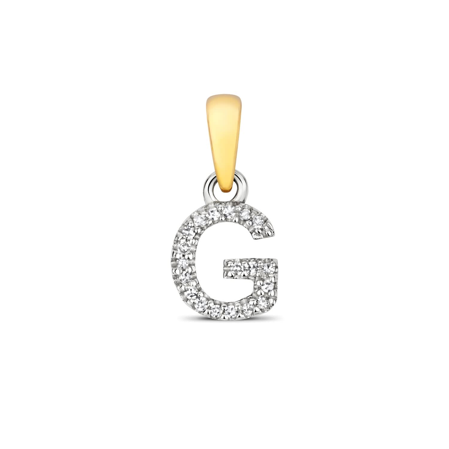Personalized Diamond Initial Necklace - 9K Solid Gold Monogram Pendant for Women - Perfect for Birthdays, Anniversaries & Gifts (A-Z Letters Available)
